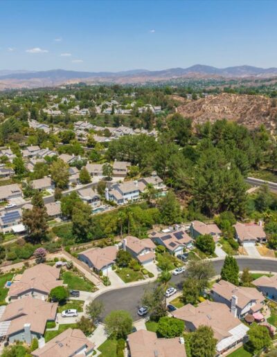 Aerial - 27054 Riversbridge Way Valencia CA