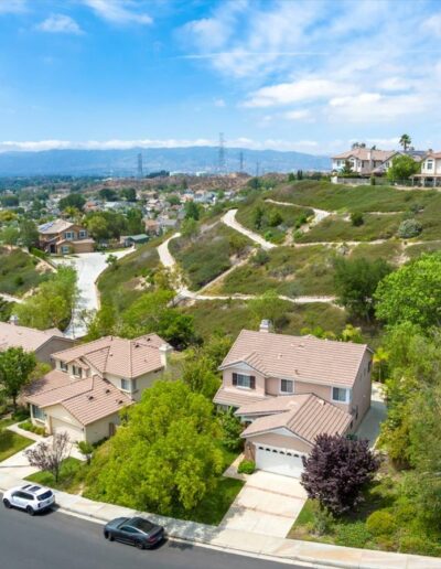 Aerial - 29027 Raintree Ln. Santa Clarita California For Sale by SCV Holly