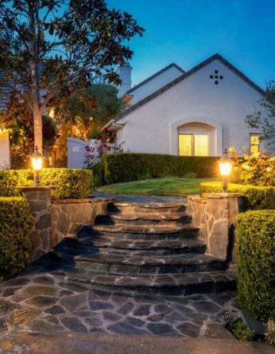 24059 Regents Park Cir Valencia CA For Sale - Exterior At Twilight