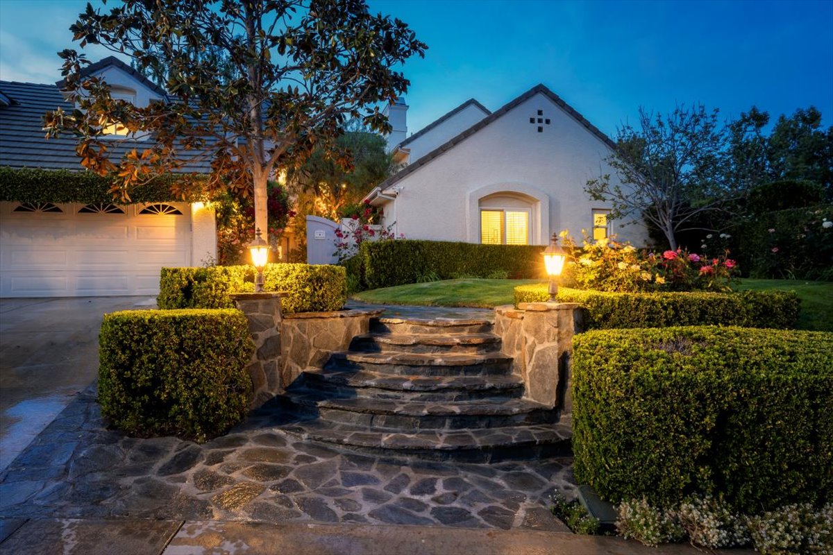 24059 Regents Park Cir Valencia CA For Sale - Exterior At Twilight