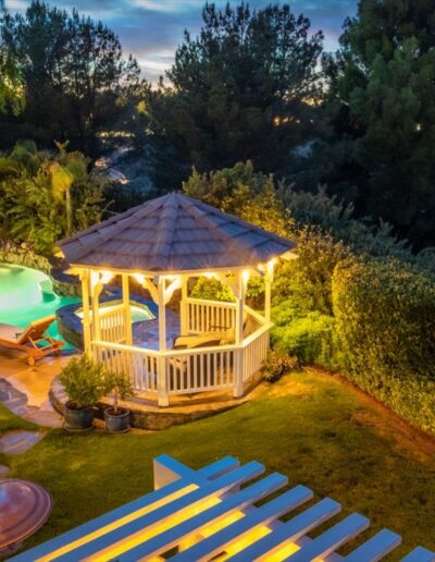 24059 Regents Park Cir Valencia CA For Sale - Gazebo at Twilight