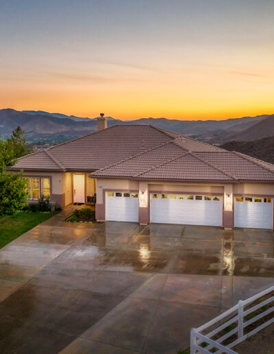 Exterior Front at Twilight - 34407 Scott Way Acton, CA - For Sale