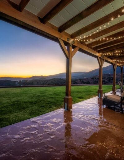 Patio at Twilight - 34407 Scott Way Acton, CA - For Sale