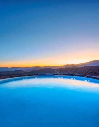 Pool at Twilight - 34407 Scott Way Acton, CA - For Sale